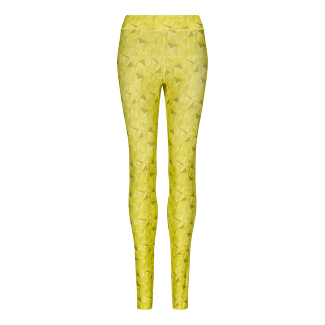 Kaleidoscope Lime - Front - AWDis Womens-Ladies Cool Girlie Printed Leggings