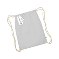 Light Grey - Front - Westford Mill EarthAware Organic Gymsac