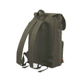 Olive Green-Black - Back - BagBase Vintage Laptop Backpack