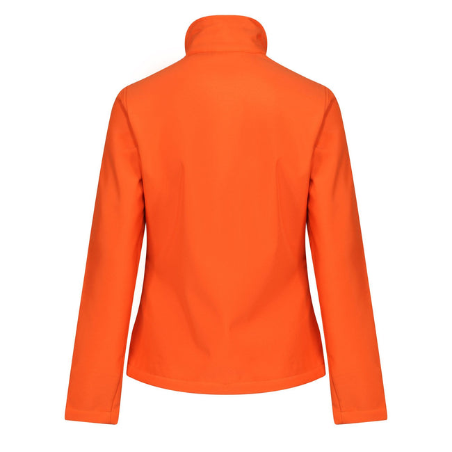 Magma Orange-Black - Lifestyle - Regatta Standout Womens-Ladies Ablaze Printable Soft Shell Jacket