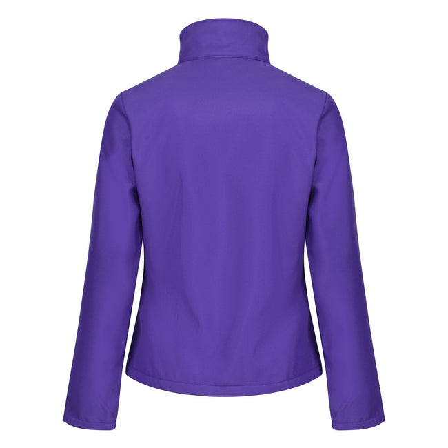 Purple-Black - Lifestyle - Regatta Standout Womens-Ladies Ablaze Printable Soft Shell Jacket