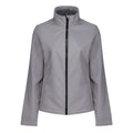 Rock Grey-Black - Front - Regatta Standout Womens-Ladies Ablaze Printable Soft Shell Jacket