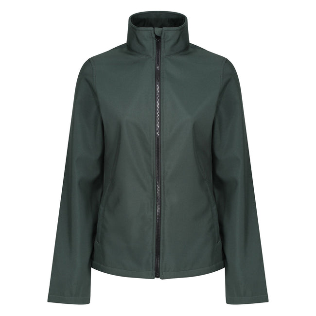 Dark Spruce-Black - Front - Regatta Standout Womens-Ladies Ablaze Printable Soft Shell Jacket