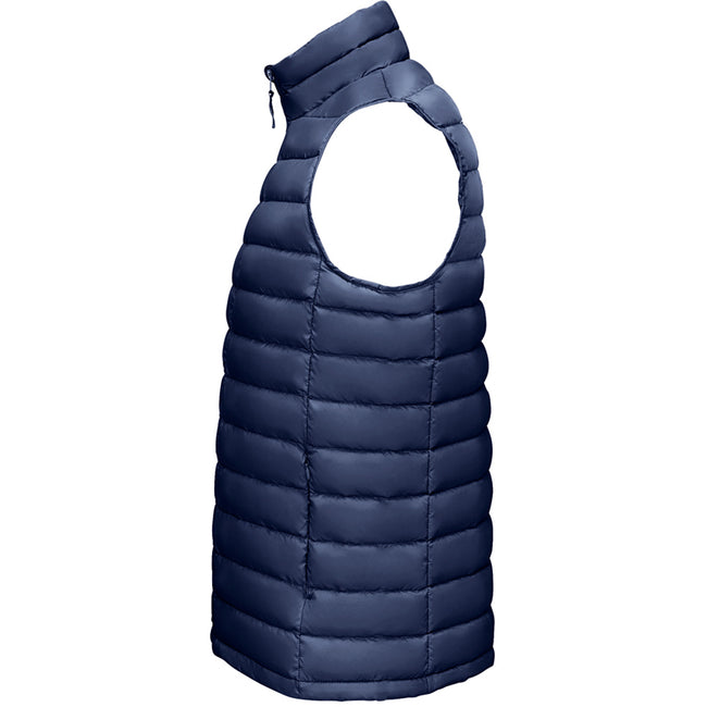 French Navy - Side - SOLS Mens Wilson Lightweight Padded Bodywarmer