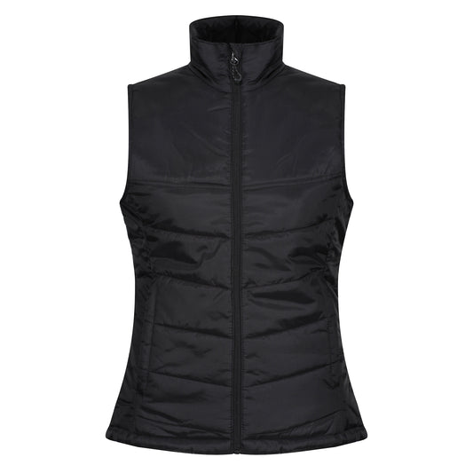 Black - Front - Regatta Womens-Ladies Stage II Insulated Bodywarmer
