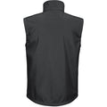 Black-Black - Back - Regatta Mens Octagon II Printable Soft Shell Bodywarmer