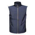 Navy-Seal Grey - Front - Regatta Mens Octagon II Printable Soft Shell Bodywarmer