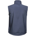 Navy-Seal Grey - Back - Regatta Mens Octagon II Printable Soft Shell Bodywarmer