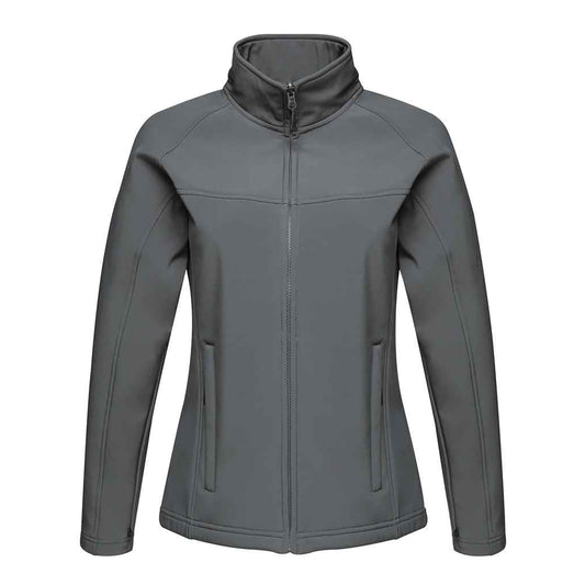 Seal Grey - Front - Regatta Womens-Ladies Uproar Soft Shell Jacket