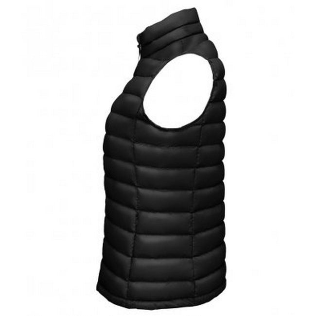 Black - Back - SOLS Womens-Ladies Wilson Lightweight Padded Bodywarmer