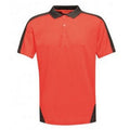 Classic Red-Black - Front - Regatta Contrast Coolweave Pique Polo Shirt
