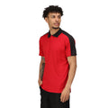 Classic Red-Black - Side - Regatta Contrast Coolweave Pique Polo Shirt