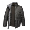 Black-Black - Front - Regatta Mens Benson III 3-in-1 Breathable Jacket