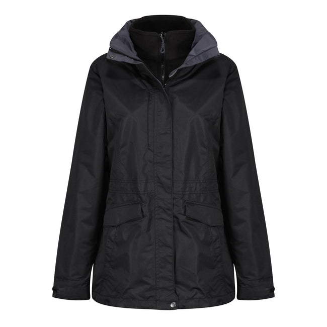 Black-Black - Side - Regatta Womens-Ladies Benson III 3-in-1 Breathable Jacket