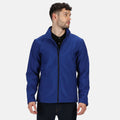 Royal Blue-Black - Back - Regatta Standout Mens Ablaze Printable Soft Shell Jacket