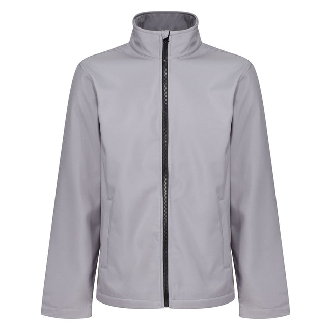 Rock Grey-Black - Front - Regatta Standout Mens Ablaze Printable Soft Shell Jacket