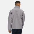 Rock Grey-Black - Side - Regatta Standout Mens Ablaze Printable Soft Shell Jacket
