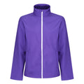 Purple-Black - Front - Regatta Standout Mens Ablaze Printable Soft Shell Jacket