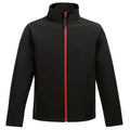 Black-Classic Red - Front - Regatta Standout Mens Ablaze Printable Soft Shell Jacket
