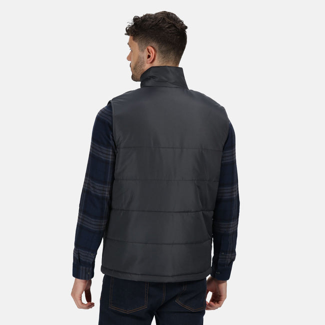 Seal Grey-Black - Side - Regatta Standout Mens Access Insulated Bodywarmer