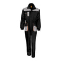 Black-Grey - Front - Result Work-Guard Mens Lite Coverall