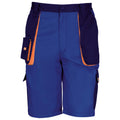 Royal Blue-Navy - Front - Result Work-Guard Mens Lite Shorts
