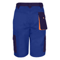 Royal Blue-Navy - Back - Result Work-Guard Mens Lite Shorts