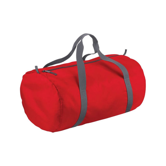 Classic Red - Front - BagBase Packaway Barrel Bag