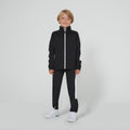 Black-White - Back - Finden And Hales Kids Knitted Tracksuit Top