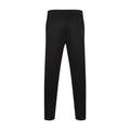 Black-White - Back - Finden and Hales Mens Knitted Tracksuit Pants