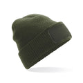 Olive Green - Front - Beechfield Adults Thinsulate Printers Beanie