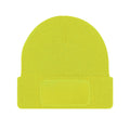 Fluorescent Yellow - Back - Beechfield Adults Thinsulate Printers Beanie