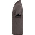 Dark Grey - Side - Premier Mens Coolchecker Plus Piqu Polo Shirt