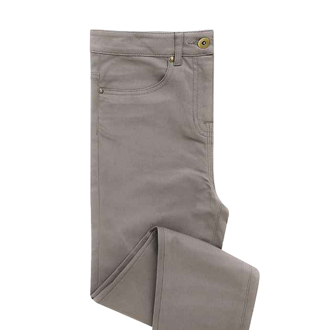 Steel - Back - Premier Womens-Ladies Performance Chino Jeans