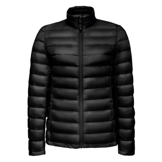 Black - Front - SOLS Womens-Ladies Wilson Lightweight Padded Jacket