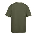 Military Green - Back - Gildan Childens-Kids SoftStyle Ringspun T-Shirt