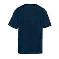 Navy - Back - Gildan Childens-Kids SoftStyle Ringspun T-Shirt