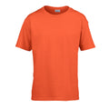 Orange - Front - Gildan Childens-Kids SoftStyle Ringspun T-Shirt