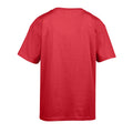 Red - Back - Gildan Childens-Kids SoftStyle Ringspun T-Shirt