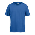 Royal Blue - Front - Gildan Childens-Kids SoftStyle Ringspun T-Shirt