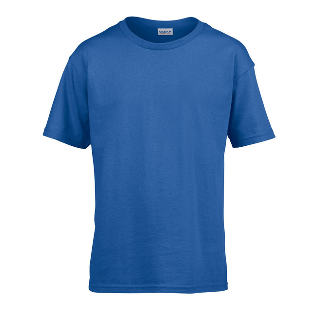 Royal Blue - Front - Gildan Childens-Kids SoftStyle Ringspun T-Shirt