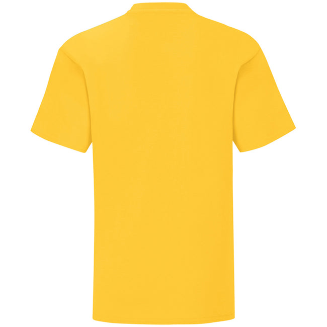 Sunflower Yellow - Back - Fruit Of The Loom Childrens-Kids Iconic T-Shirt