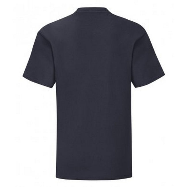 Deep Navy - Back - Fruit Of The Loom Childrens-Kids Iconic T-Shirt