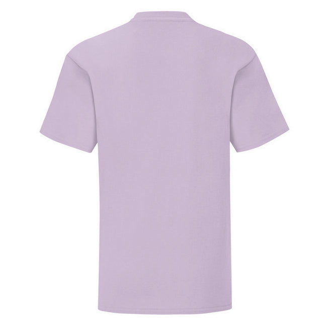 Soft Lavender - Back - Fruit Of The Loom Childrens-Kids Iconic T-Shirt