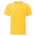 Sunflower Yellow - Front - Fruit Of The Loom Mens Iconic T-Shirt