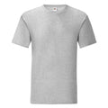 Heather Grey - Front - Fruit Of The Loom Mens Iconic T-Shirt