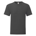 Light Graphite Grey - Front - Fruit Of The Loom Mens Iconic T-Shirt