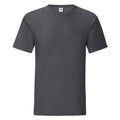 Dark Heather - Front - Fruit Of The Loom Mens Iconic T-Shirt