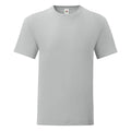 Zinc Grey - Front - Fruit Of The Loom Mens Iconic T-Shirt