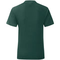 Forest Green - Back - Fruit Of The Loom Mens Iconic T-Shirt